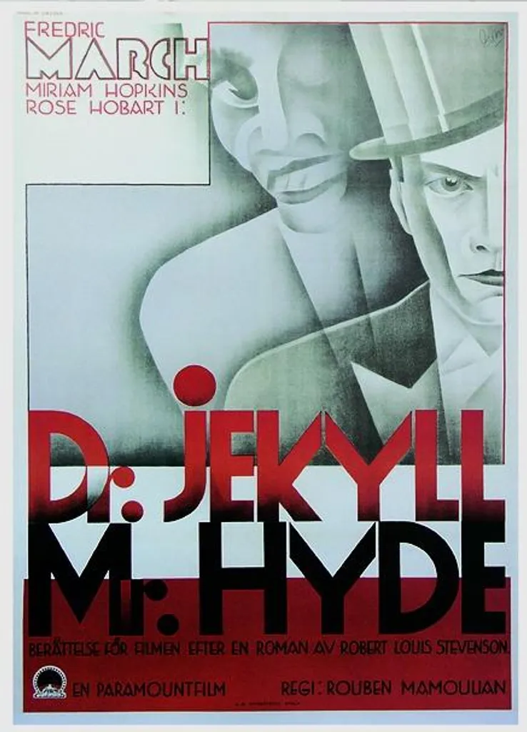 Dr. Jekyll and Mr. Hyde Poster  + Original tesa Powerstrips« (1 Pack/20 Stk.)